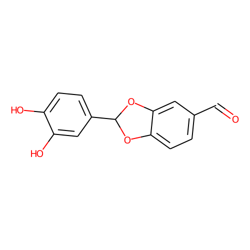 2-(3,4-Dihydroxyphenyl)-1,3-benzodioxole-5-carboxaldehyde图片