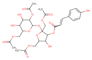 1,6,2',6'-O-Tetraacetyl-3-O-trans-p-coumaroylsucrose图片