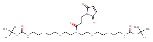N-Mal-N-bis(PEG2-NH-Boc)ͼƬ