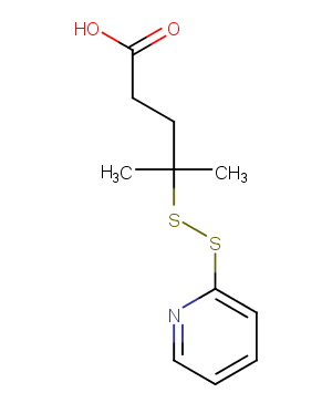 4-Methyl-4-(pyridin-2-yldisulfanyl)pentanoic acidͼƬ