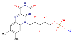 Riboflavin phosphate sodium图片