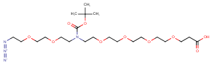 N-(Azido-PEG2)-N-Boc-PEG4-acid图片