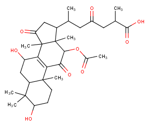 Ganoderic acid K图片
