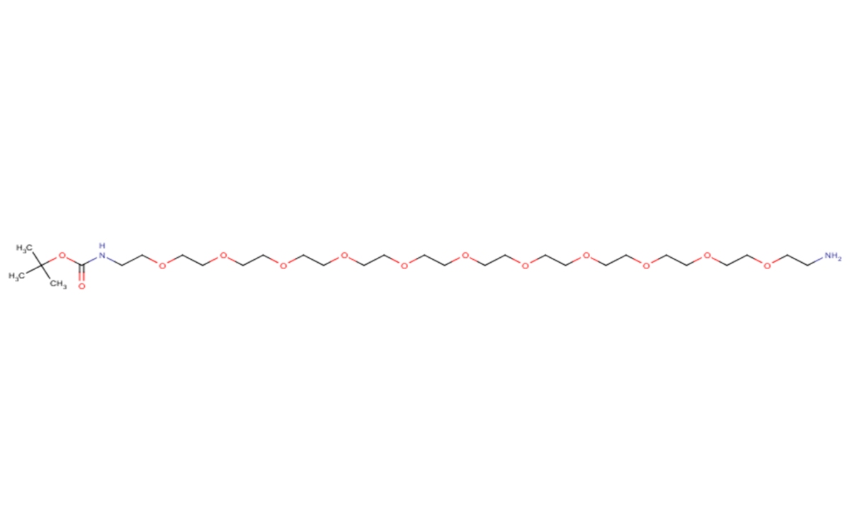 Boc-NH-PEG11-NH2图片