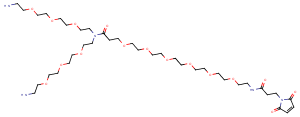 N-(Mal-PEG6)-N-bis(PEG3-amine)图片