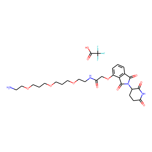 Thalidomide-O-amido-PEG1-(C1-PEG)2-C2-NH2图片