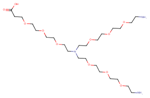 N-(PEG3-acid)-N-bis(PEG3-amine)图片