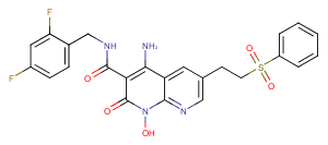HIV-1 integrase inhibitor 4图片