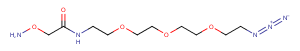 Aminoxyacetamide-PEG3-azide图片