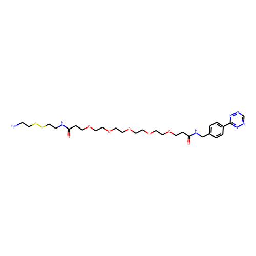 Tetrazine-PEG5-SS-amine图片