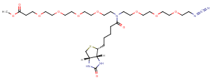 N-(Azido-PEG3)-N-Biotin-PEG4-methyl ester图片