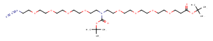 N-(Azido-PEG4)-N-Boc-PEG4-Boc图片