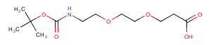 Boc-NH-PEG2-CH2CH2COOH图片