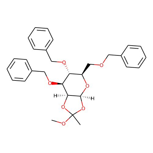 3,4,6-Tri-O-benzyl-β-D-Mannopyranose 1,2-(methyl orthoacetate)图片