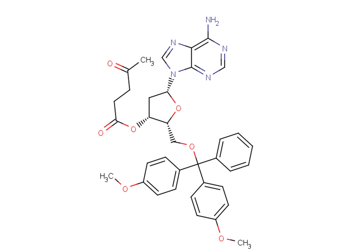 5'-O-(4,4'-Dimethoxytrityl)-3'-O-levulinyl-2'-deoxyadenosine图片