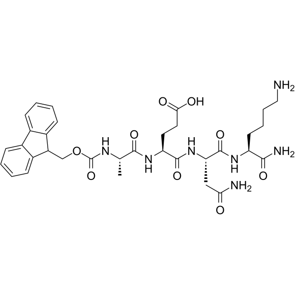 Fmoc-Ala-Glu-Asn-Lys-NH2图片