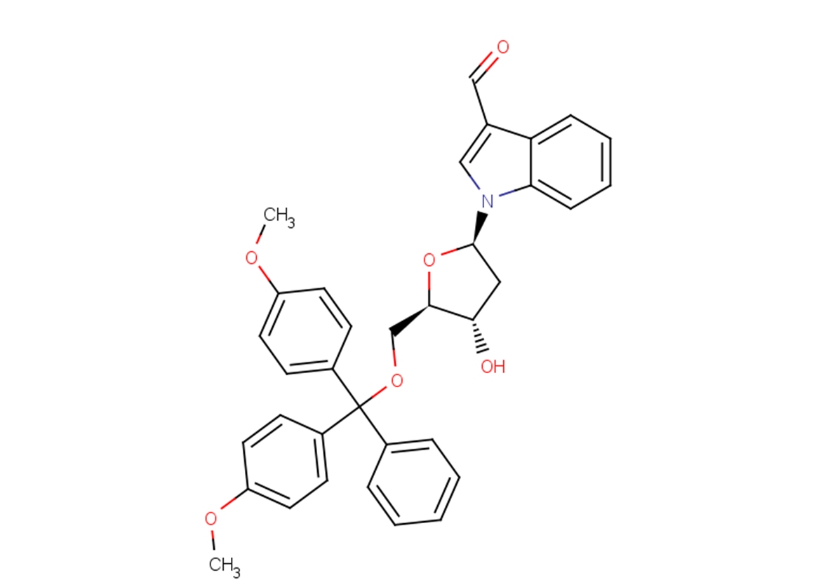 5'-O-(4,4'-Dimethoxytrityl)-3-formylindole-2'-deoxyriboside图片