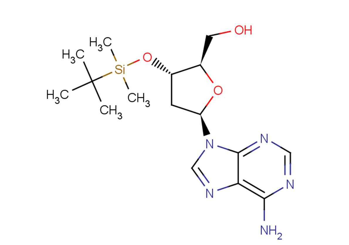 3'-O-(t-Butyldimethylsilyl)-2'-deoxyadenosine图片