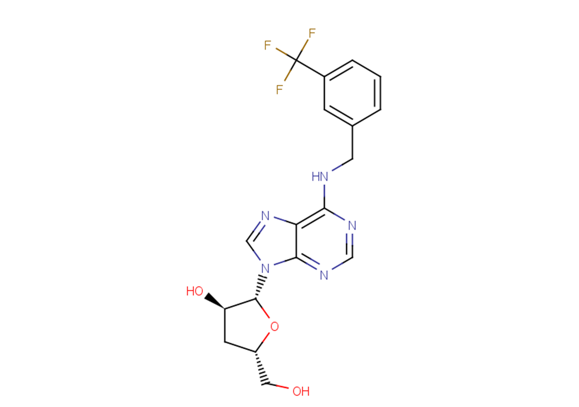 N6-(3-Trifluoromethylbenzyl)-3'-deoxyadenosine图片