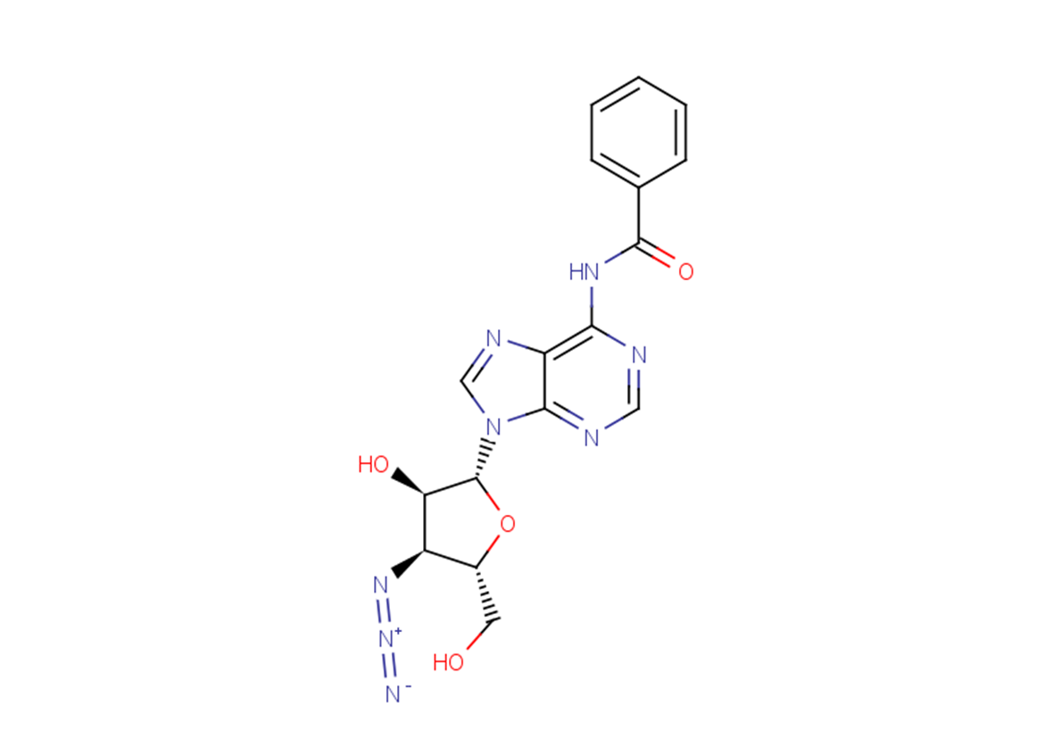 3'-Azido-N6-benzoyl-3'-deoxyadenosine图片