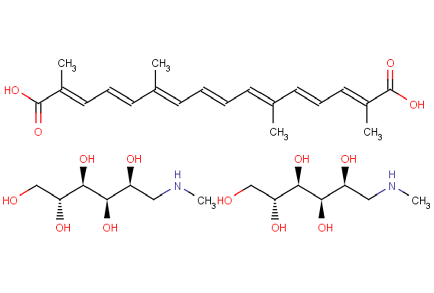 Transcrocetin meglumine salt图片