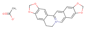 Pseudocoptisine acetate图片