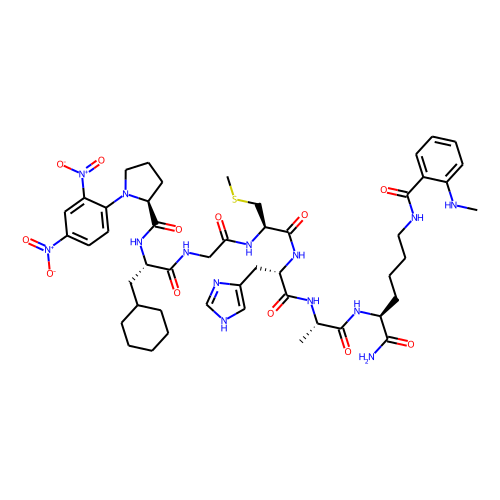 Dnp-P-Cha-G-Cys(Me)-HA-K(Nma)-NH2图片