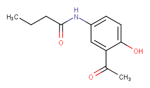 2-Acetyl-4-butyramidophenol图片