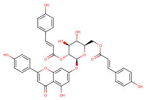 Apigenin 7-O-(2'',6''-di-O-E-p-coumaroyl)glucoside图片