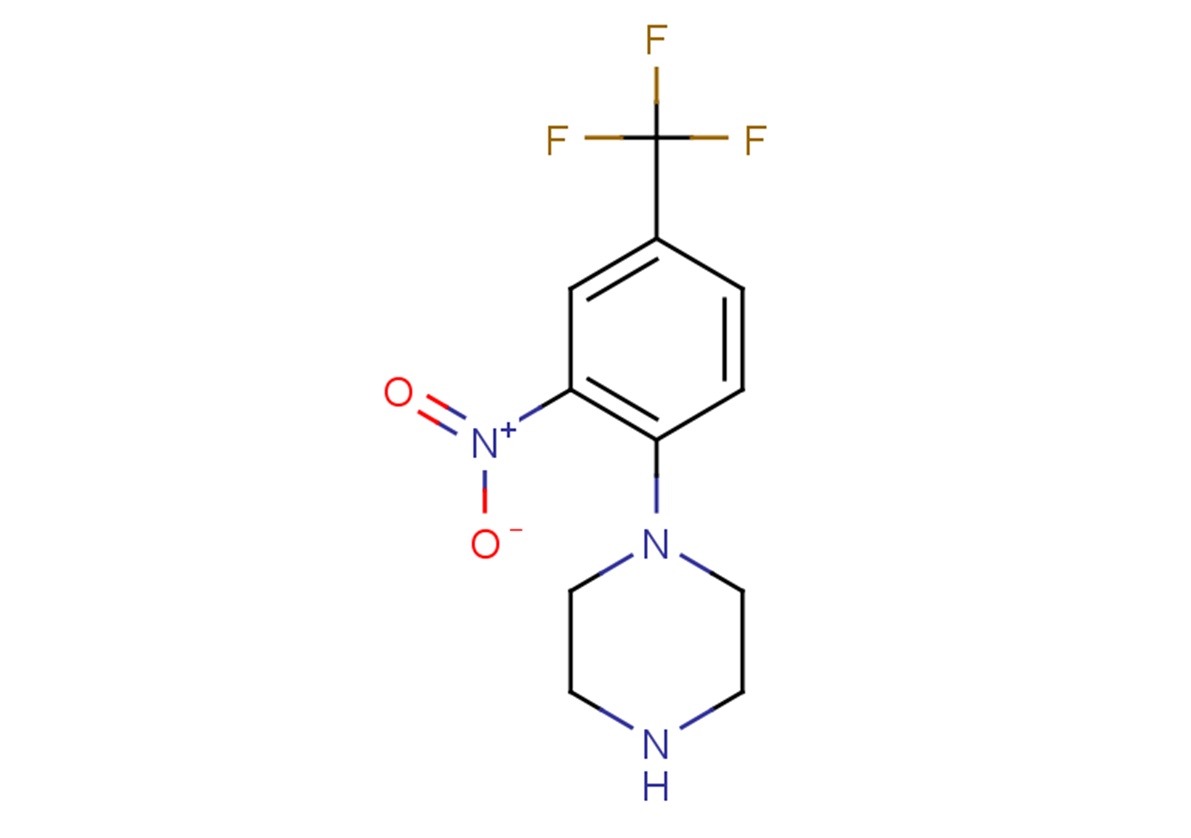 N-[2-nitro-4-(trifluoromethyl)phenyl]piperazine图片