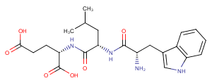 Tryptophyl-leucyl-glutamic acid图片