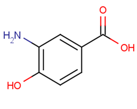 3-Amino-4-hydroxybenzoic acid图片