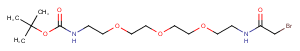 Bromoacetamido-PEG3-NH-Boc图片