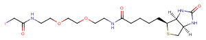 Biotin-PEG2-C2-iodoacetamide图片