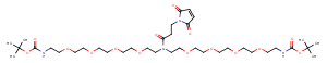 N-Mal-N-bis(PEG4-NH-Boc)图片