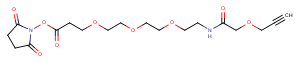 Propargyl-O-C1-amido-PEG3-C2-NHS ester图片