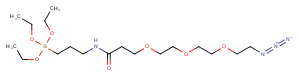 Azido-PEG3-amide-C3-triethoxysilane图片