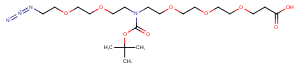 N-(Azido-PEG2)-N-Boc-PEG3-acid图片