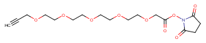 Propargyl-PEG4-O-C1-NHS ester图片