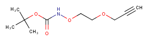 Boc-aminooxy-PEG1-propargyl图片
