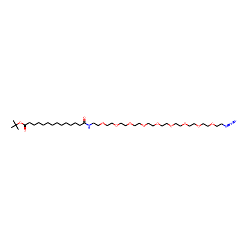 Azide-PEG9-amido-C12-Boc图片