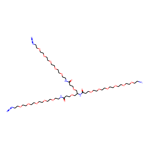 Amino-PEG6-amido-bis-PEG5-N3图片