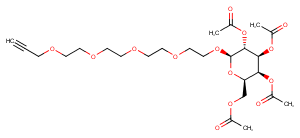 Propargyl-PEG4-tetra-Ac-beta-D-galactose图片