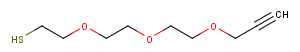 Propargyl-PEG3-SH图片