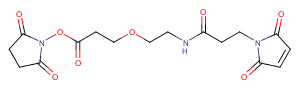 Mal-amido-PEG1-C2-NHS ester图片