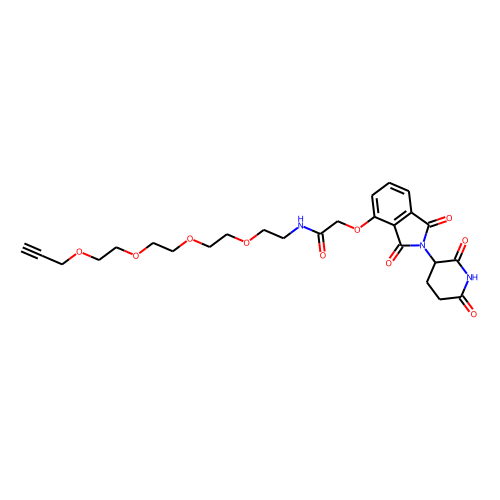 Thalidomide-O-amido-PEG4-propargyl图片