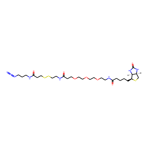 Biotin-PEG3-amido-SS-amido-azide图片