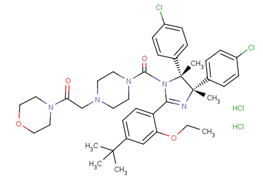p53 and MDM2 proteins-interaction-inhibitor dihydrochloride图片