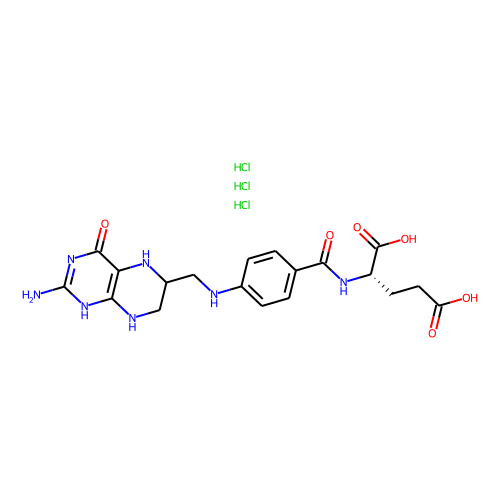 (6R,S)-5,6,7,8-Tetrahydrofolic Acid(hydrochloride)图片
