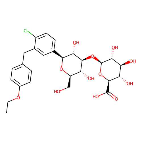 Dapagliflozin-3-O-β-D-Glucuronide图片